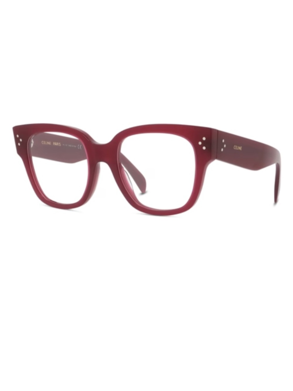 CELINE CL50066I 069 53 Shiny Bordeaux Eyeglasses CL50066I